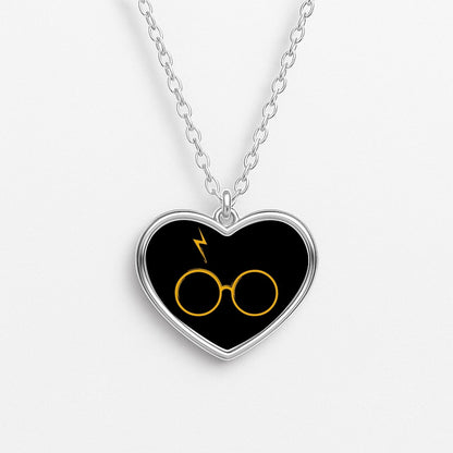 Glasses & Scar Necklace