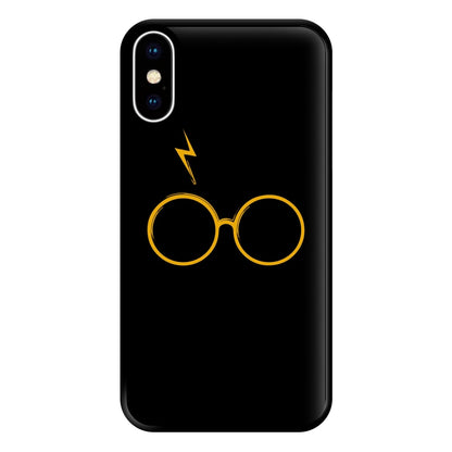 Glasses & Scar Phone Case for iPhone XS Max