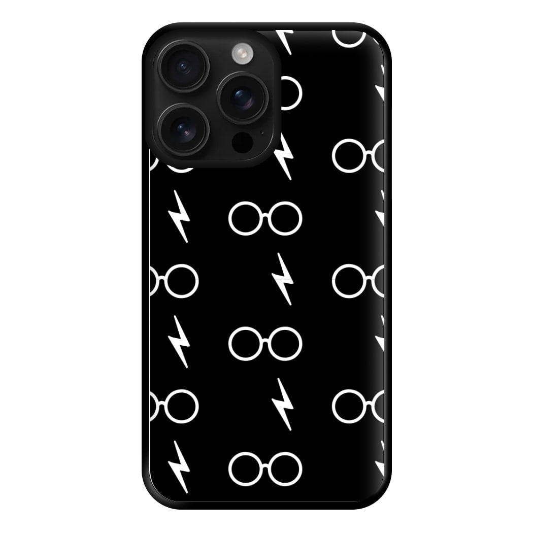 Glasses & Scar Pattern Phone Case