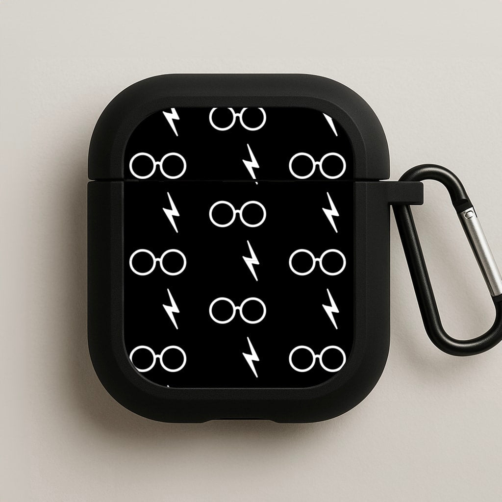 Glasses & Scar Pattern AirPods Case