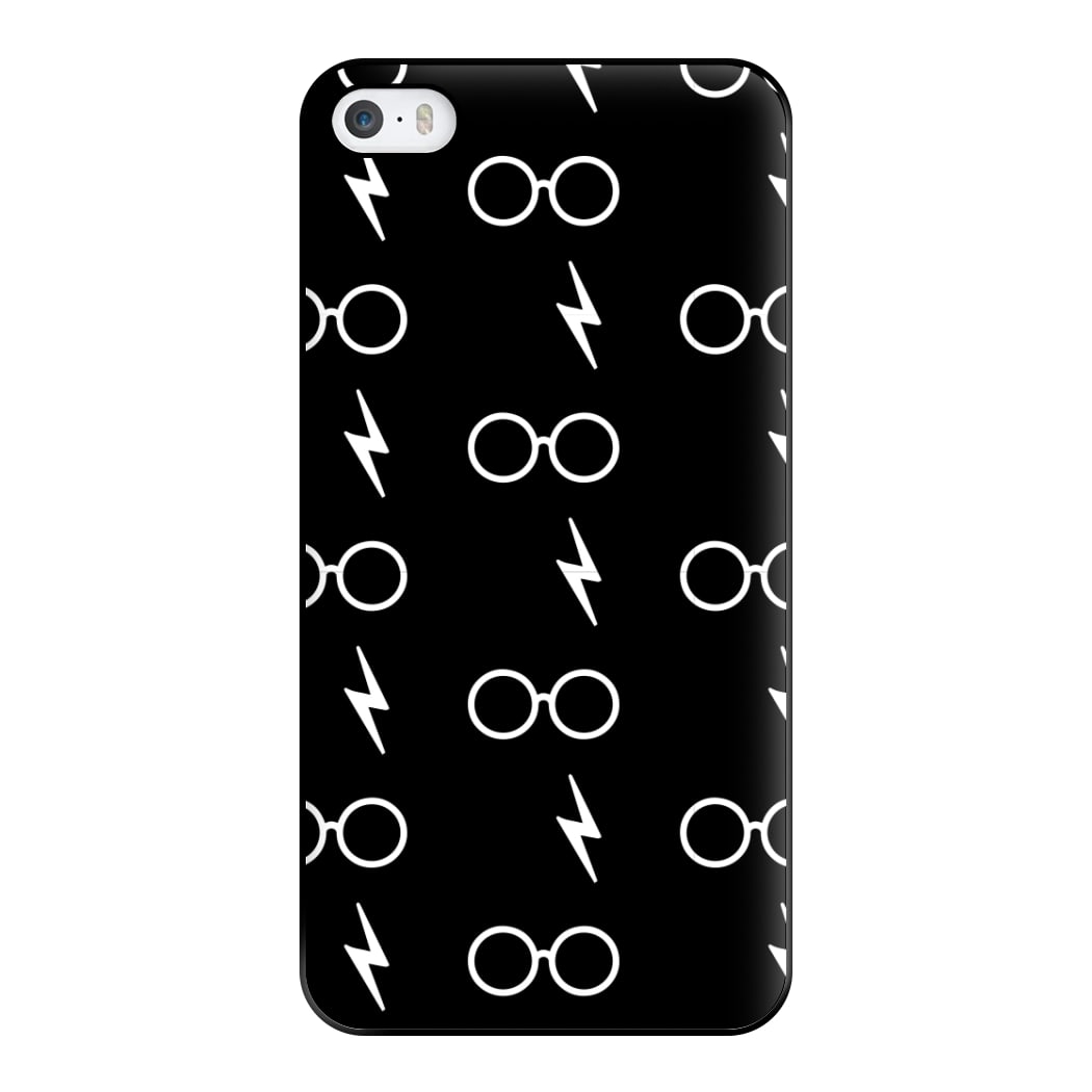 Glasses & Scar Pattern Phone Case for iPhone 5 / 5s / SE 2016