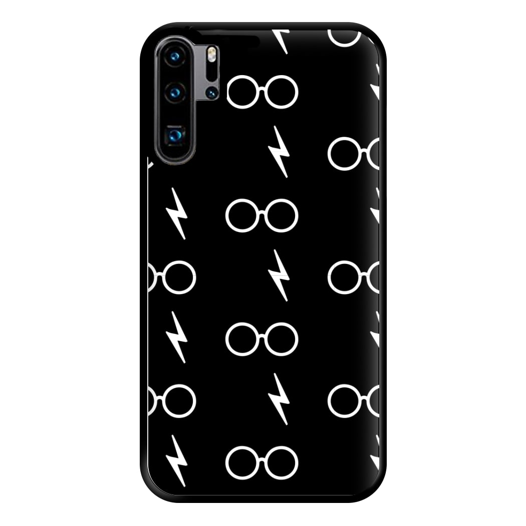 Glasses & Scar Pattern Phone Case for Huawei P30 Pro