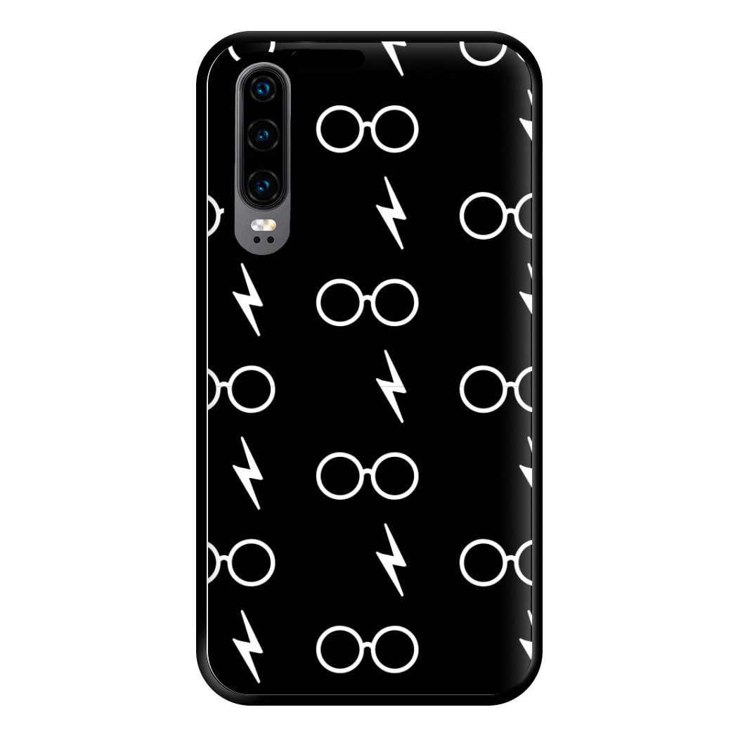 Glasses & Scar Pattern Phone Case for Huawei P30