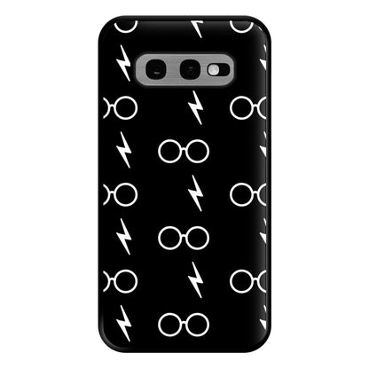 Glasses & Scar Pattern Phone Case for Galaxy S10e