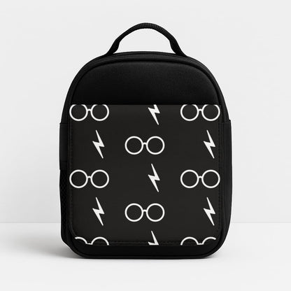 Glasses & Scar Pattern Insulated Lunchbox
