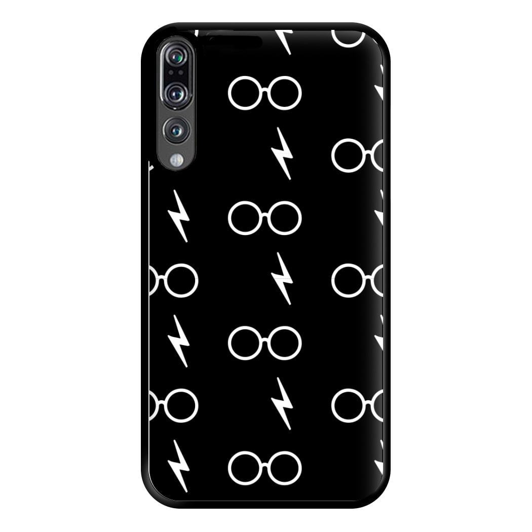 Glasses & Scar Pattern Phone Case for Huawei P20 Pro