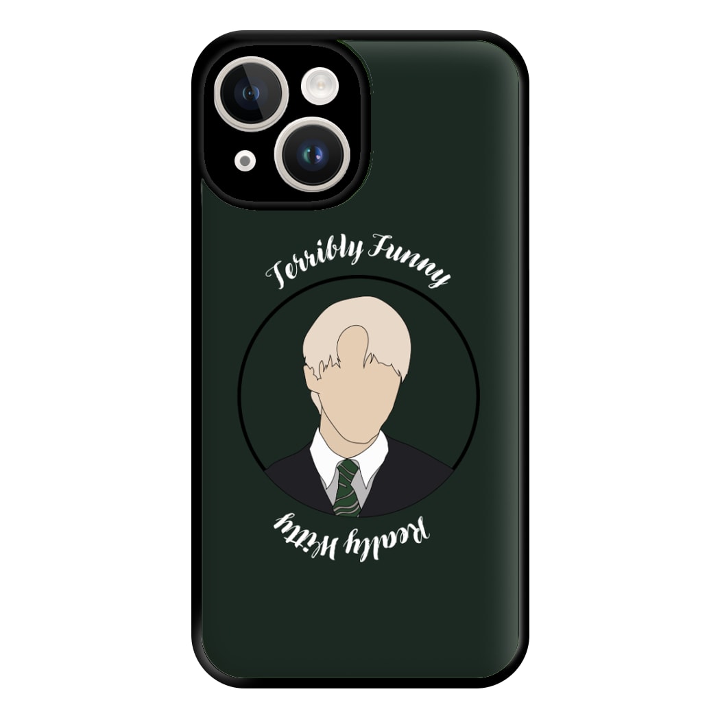 Terribly Funny, Really Witty Draco Malfoy Phone Case for iPhone 14