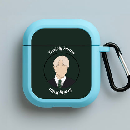 Terribly Funny, Really Witty Draco Malfoy Blue AirPods Case