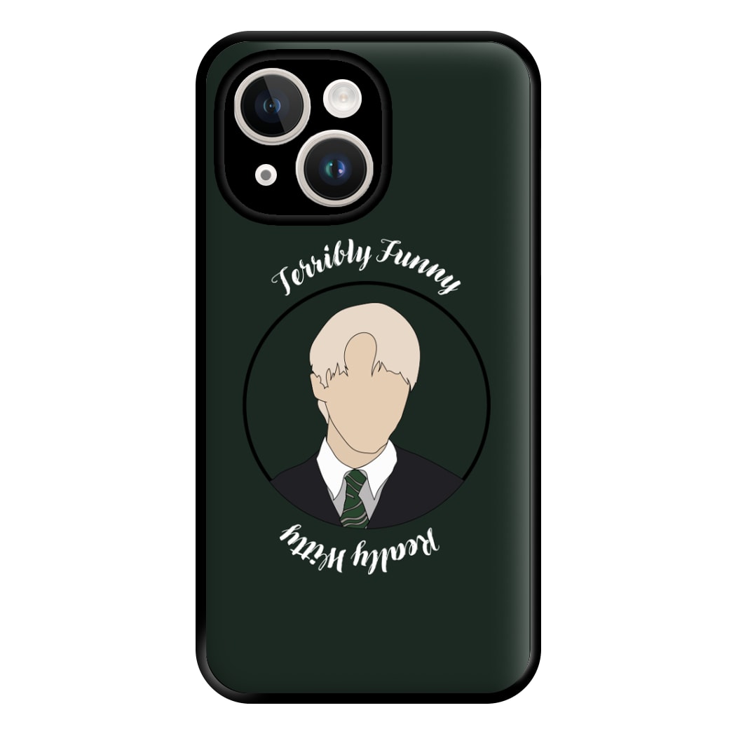 Terribly Funny, Really Witty Draco Malfoy Phone Case for iPhone 14 Plus