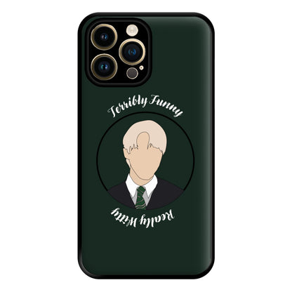 Terribly Funny, Really Witty Draco Malfoy Phone Case for iPhone 14 Pro Max