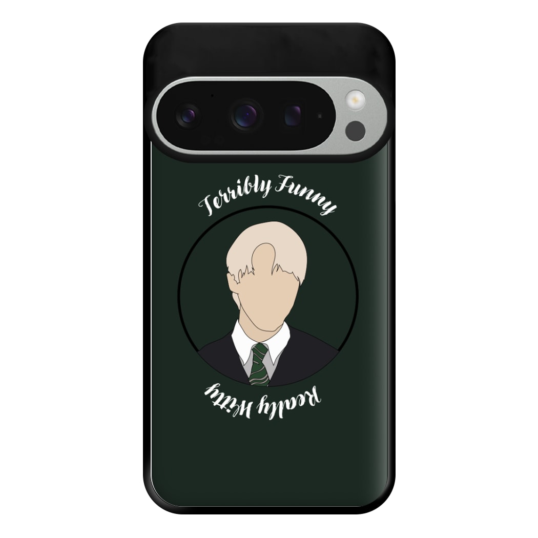 Terribly Funny, Really Witty Draco Malfoy Phone Case for Google Pixel 9 Pro XL