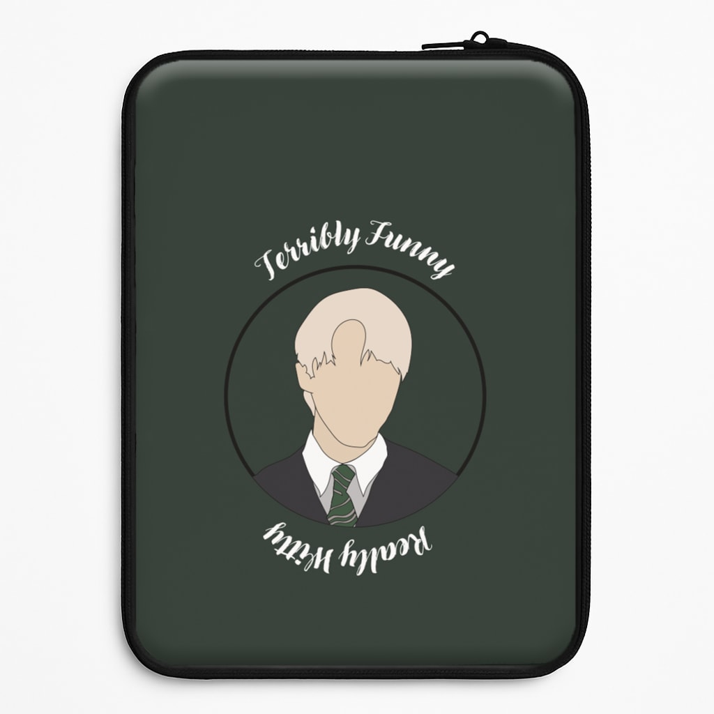 Terribly Funny, Really Witty Draco Malfoy Laptop Sleeve