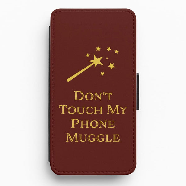 Don't Touch Muggle - Harry Potter Flip / Wallet Phone Case