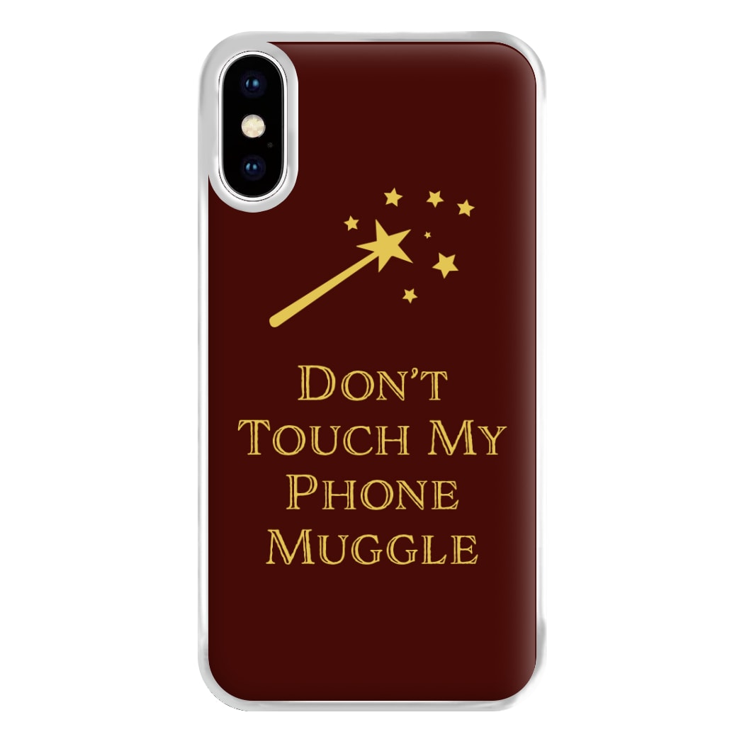 Don't Touch Muggle - Harry Potter Phone Case for iPhone XS Max