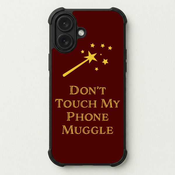 Don't Touch Muggle - Harry Potter Phone Case — Bumper case