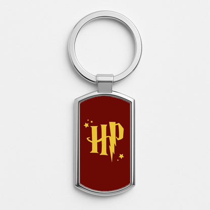 HP Silver Keyring