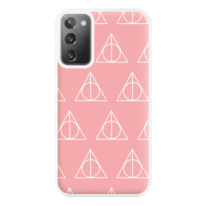 The Deathly Hallows Symbol Pattern Phone Case for Galaxy Note 20 Ultra