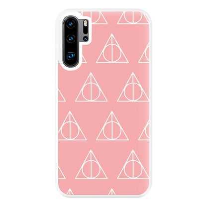 The Deathly Hallows Symbol Pattern Phone Case for Huawei P30 Pro