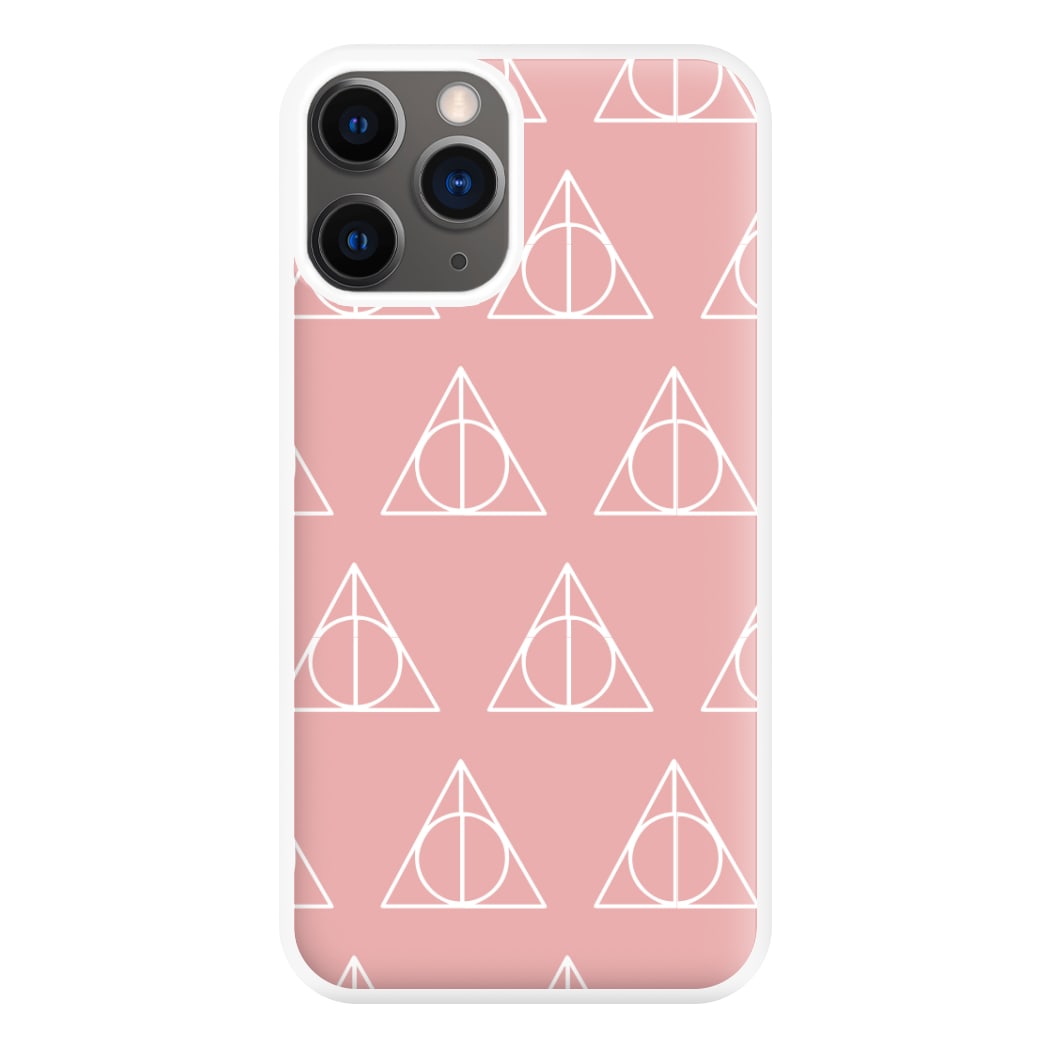 The Deathly Hallows Symbol Pattern Phone Case for iPhone 12 Pro Max