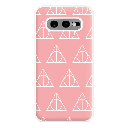 The Deathly Hallows Symbol Pattern Phone Case for Galaxy S10e