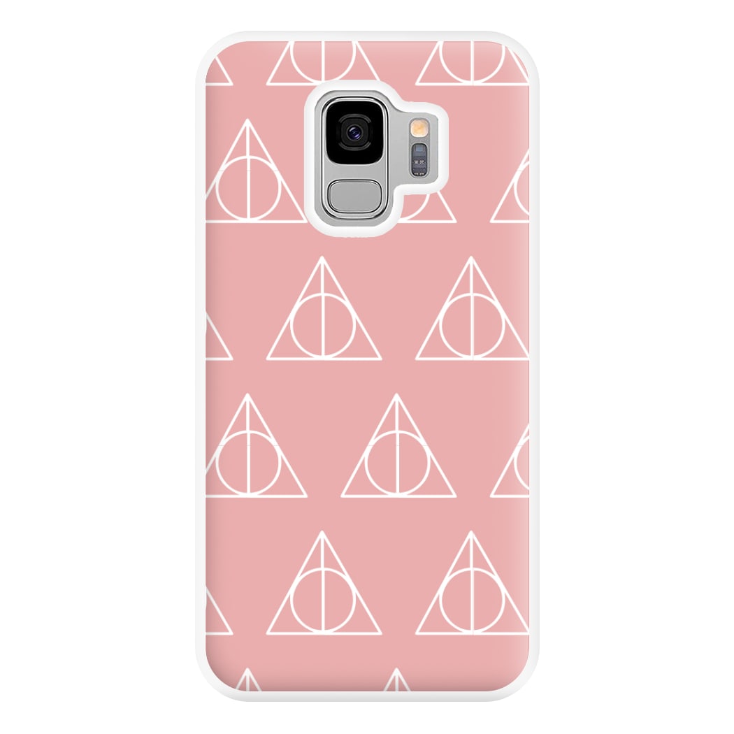 The Deathly Hallows Symbol Pattern Phone Case for Galaxy S9 Plus