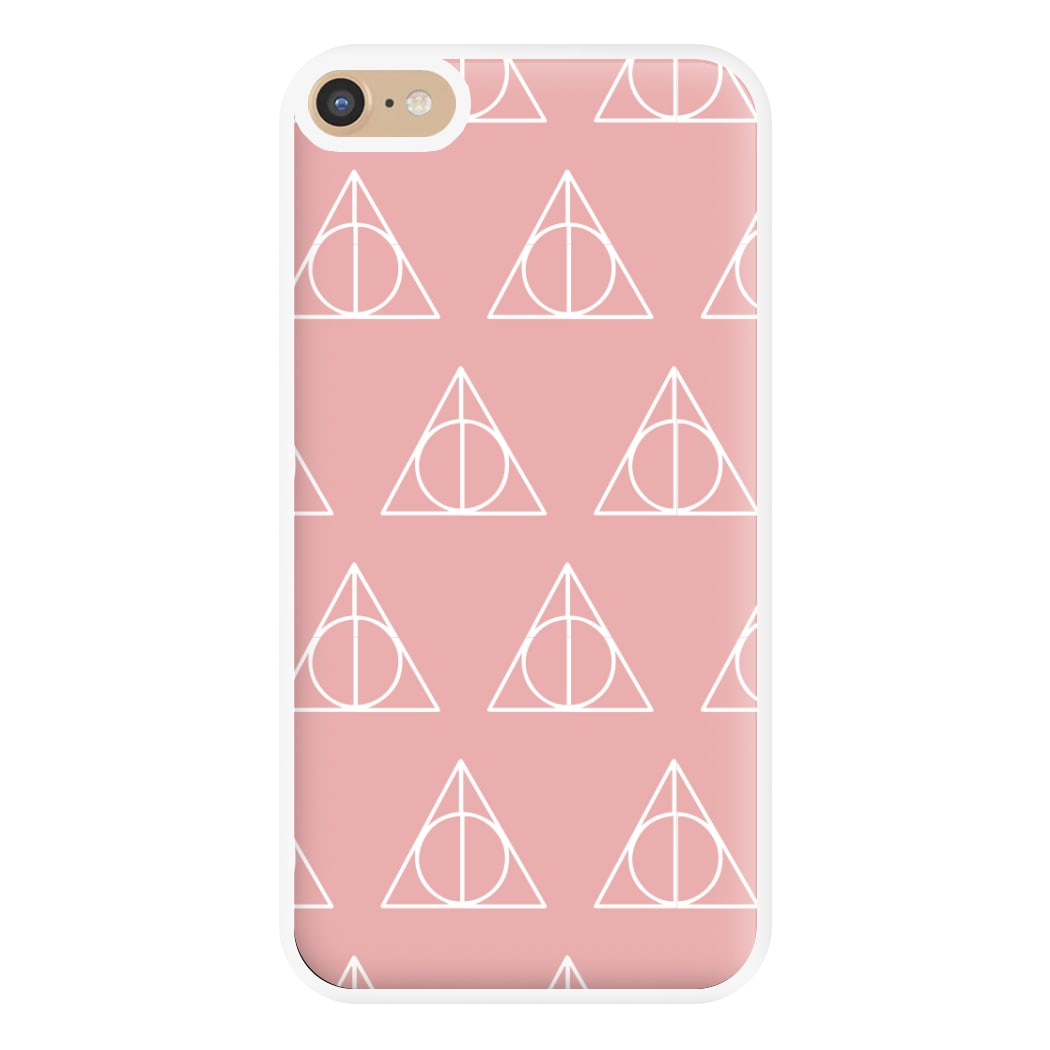 The Deathly Hallows Symbol Pattern Phone Case for iPhone 6 Plus / 7 Plus / 8 Plus