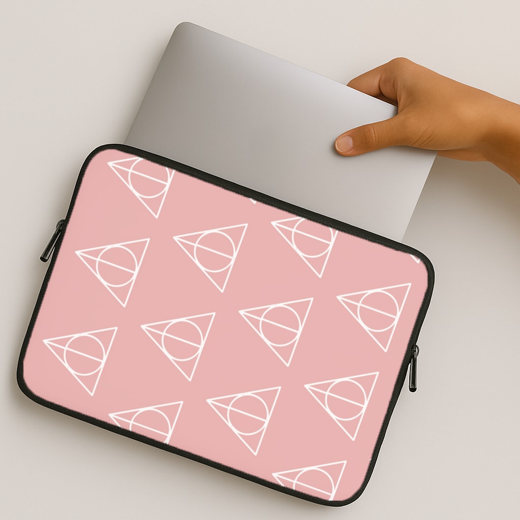 The Deathly Hallows Symbol Pattern MacBook Case