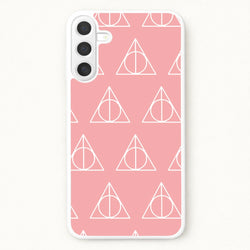 The Deathly Hallows Symbol Pattern Phone Case for Galaxy A37
