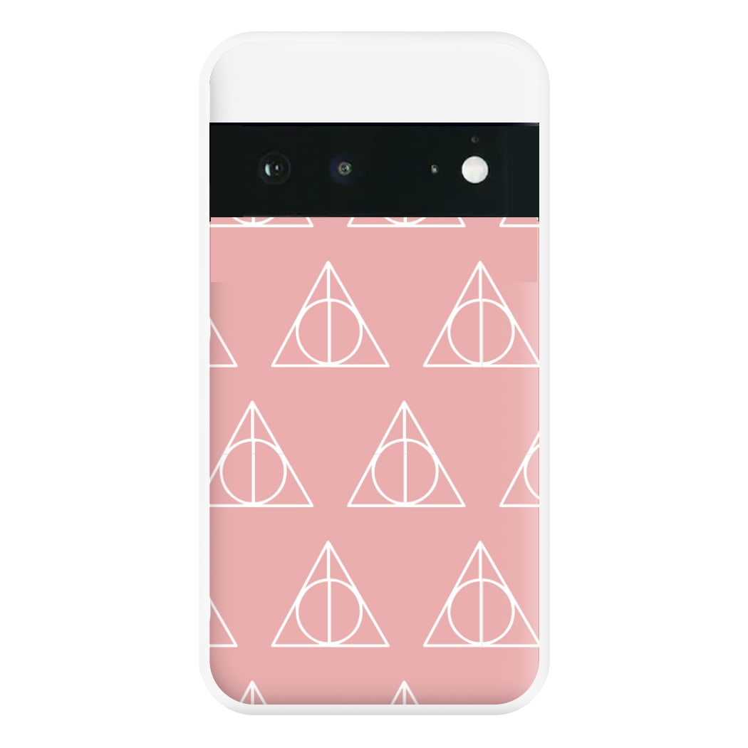 The Deathly Hallows Symbol Pattern Phone Case for Google Pixel 6a