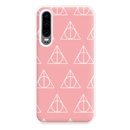 The Deathly Hallows Symbol Pattern Phone Case for Huawei P30