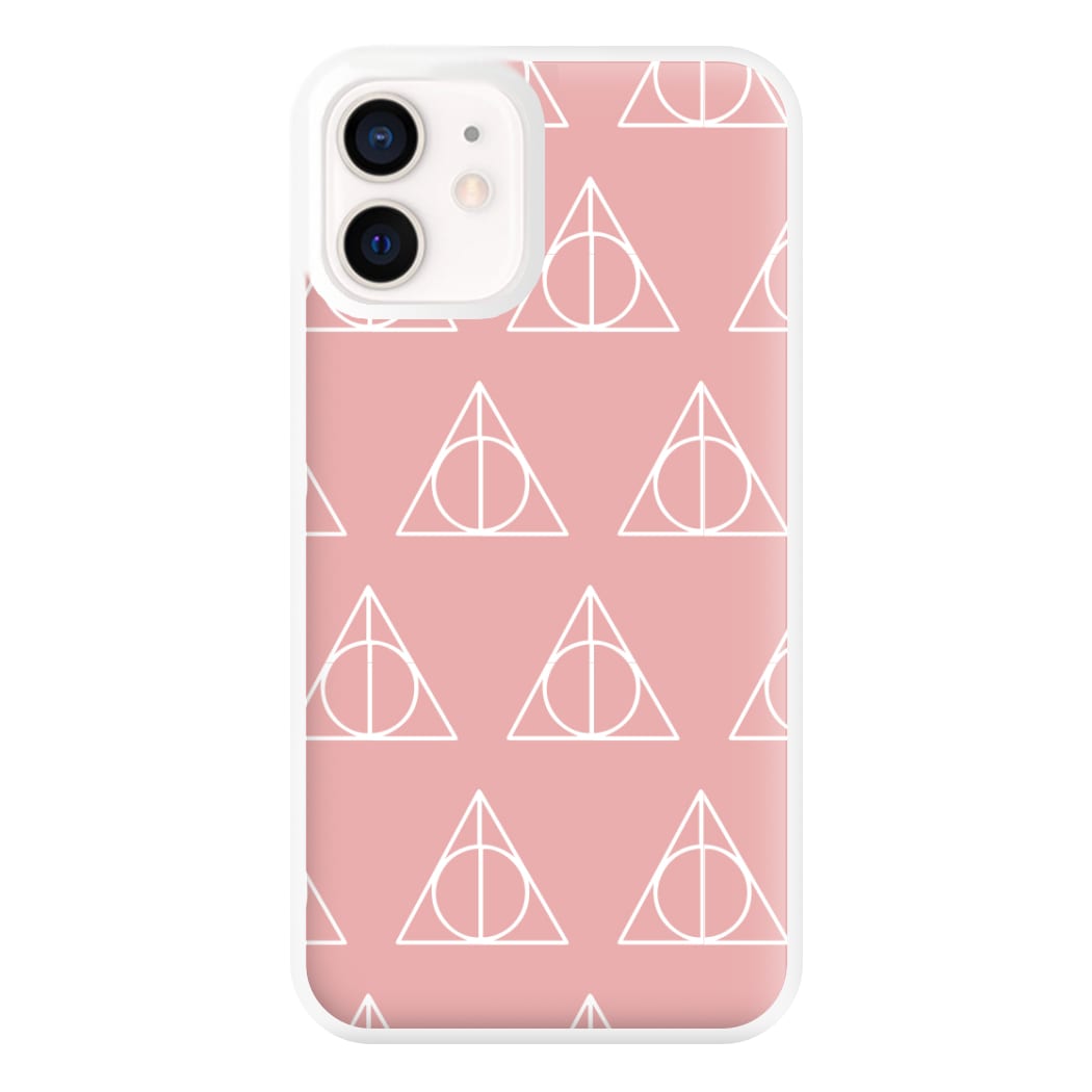 The Deathly Hallows Symbol Pattern Phone Case for iPhone 12 Mini