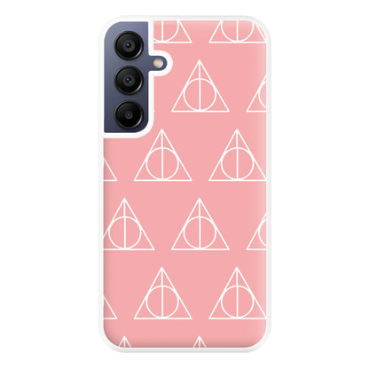 The Deathly Hallows Symbol Pattern Phone Case for Galaxy A16