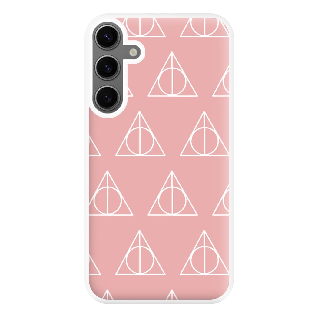 The Deathly Hallows Symbol Pattern Phone Case for Galaxy S24FE