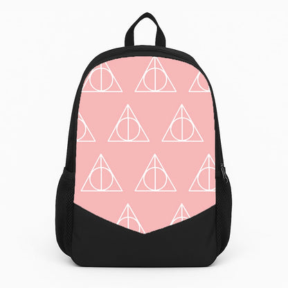 The Deathly Hallows Symbol Pattern Large Backpack