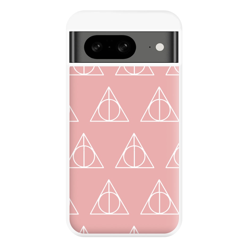 The Deathly Hallows Symbol Pattern Phone Case for Google Pixel 8