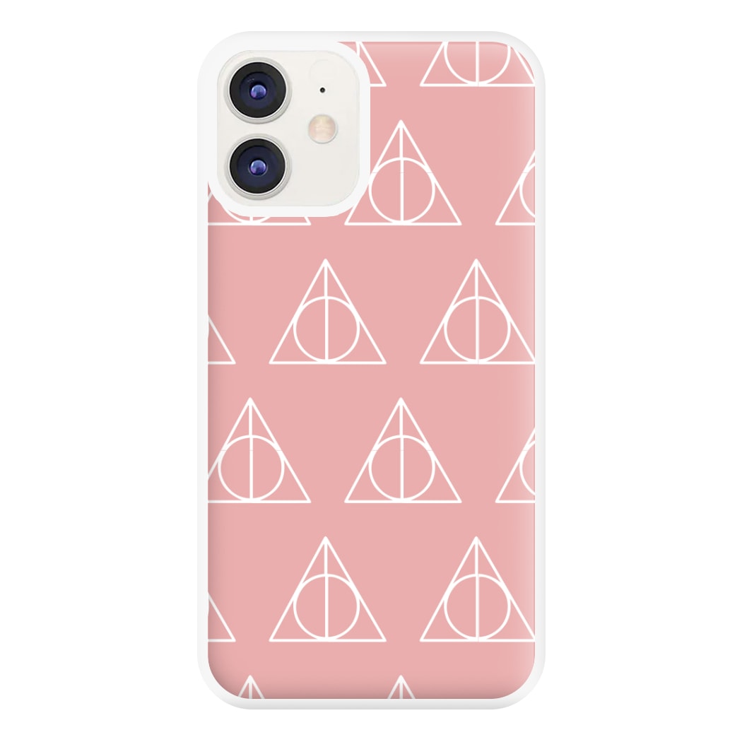 The Deathly Hallows Symbol Pattern Phone Case for iPhone 12 / 12 Pro