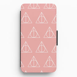 The Deathly Hallows Symbol Pattern Flip / Wallet Phone Case