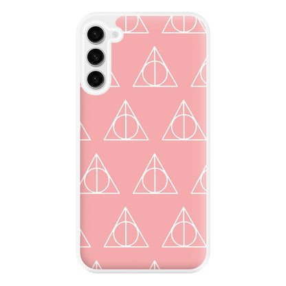 The Deathly Hallows Symbol Pattern Phone Case for Galaxy S23FE