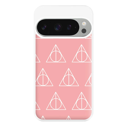 The Deathly Hallows Symbol Pattern Phone Case for Google Pixel 9 Pro XL