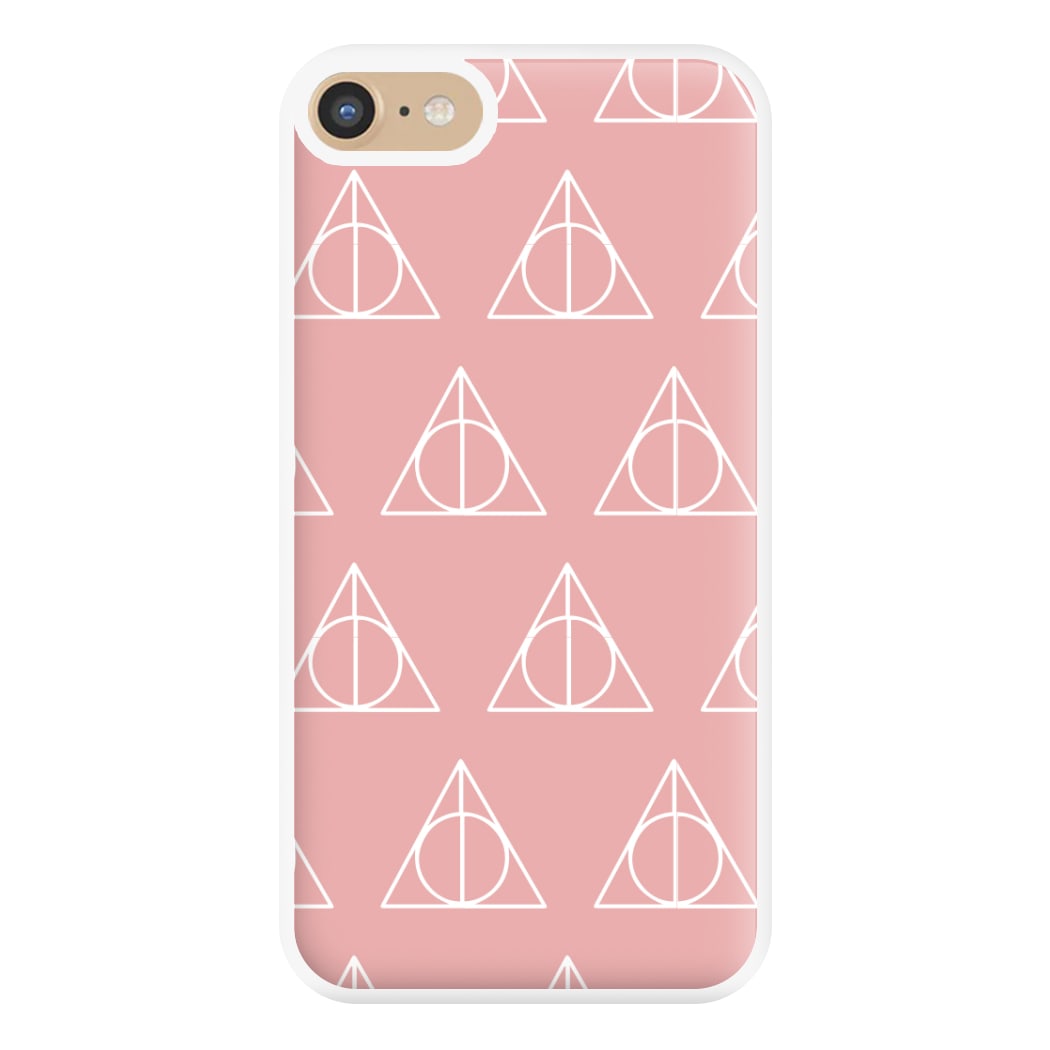 The Deathly Hallows Symbol Pattern Phone Case for iPhone 6 / 7 / 8 / SE