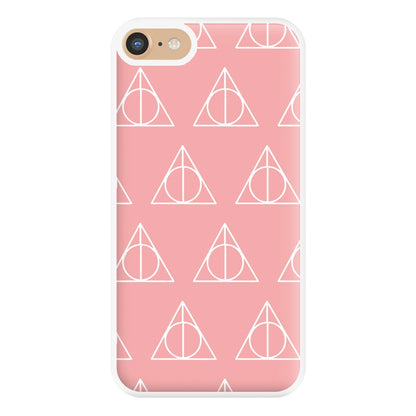 The Deathly Hallows Symbol Pattern Phone Case for iPhone 6 / 7 / 8 / SE