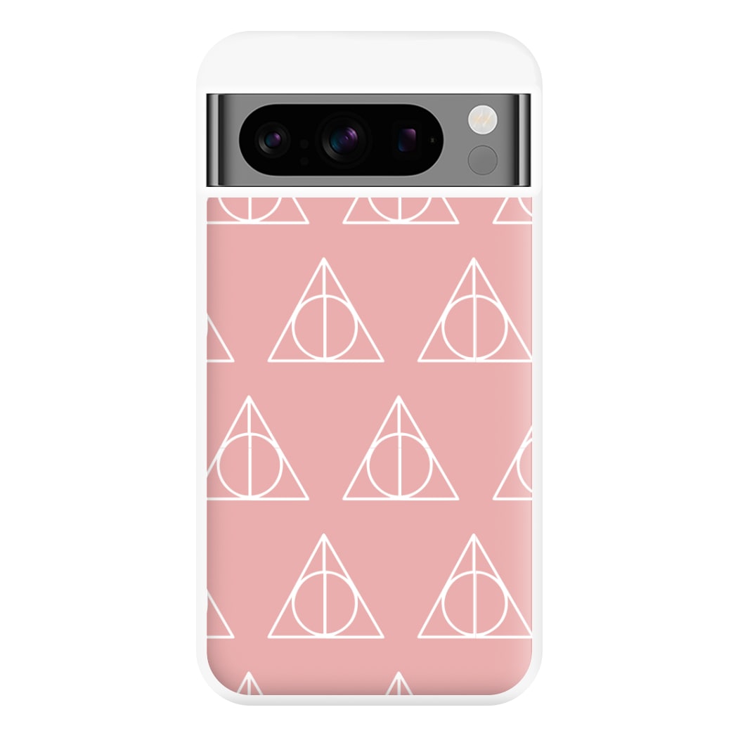 The Deathly Hallows Symbol Pattern Phone Case for Google Pixel 8 Pro