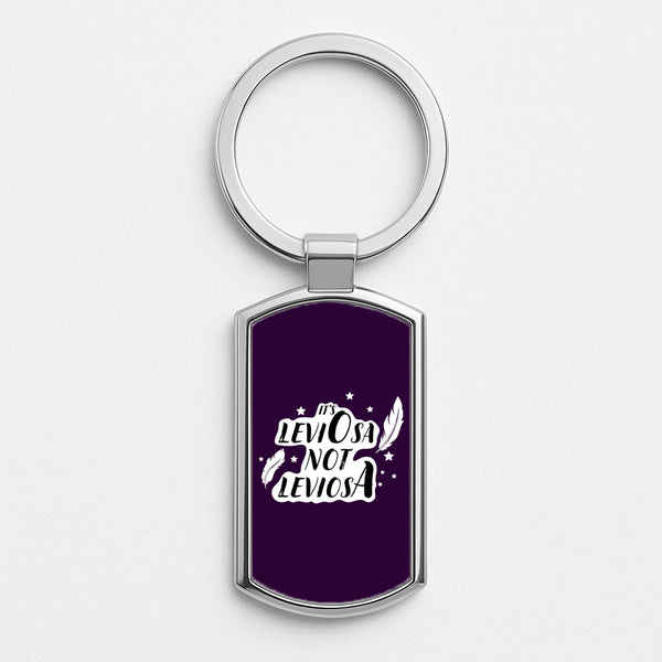 It's Leviosa Silver Keyring