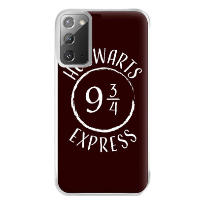 Hogwarts Express Phone Case for Galaxy Note 20 Ultra