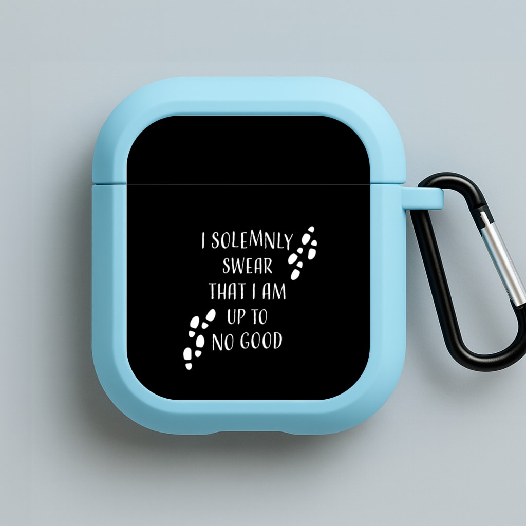 I Solemnly Swear Blue AirPods Case