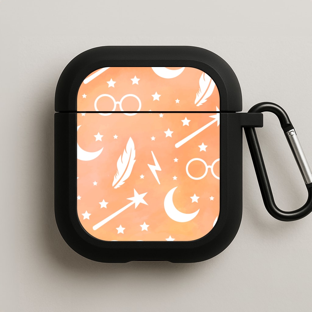 Wizard Icon Patterns AirPods Case