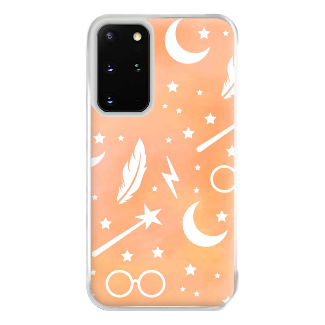 Wizard Icon Patterns Phone Case for Galaxy S20 Plus