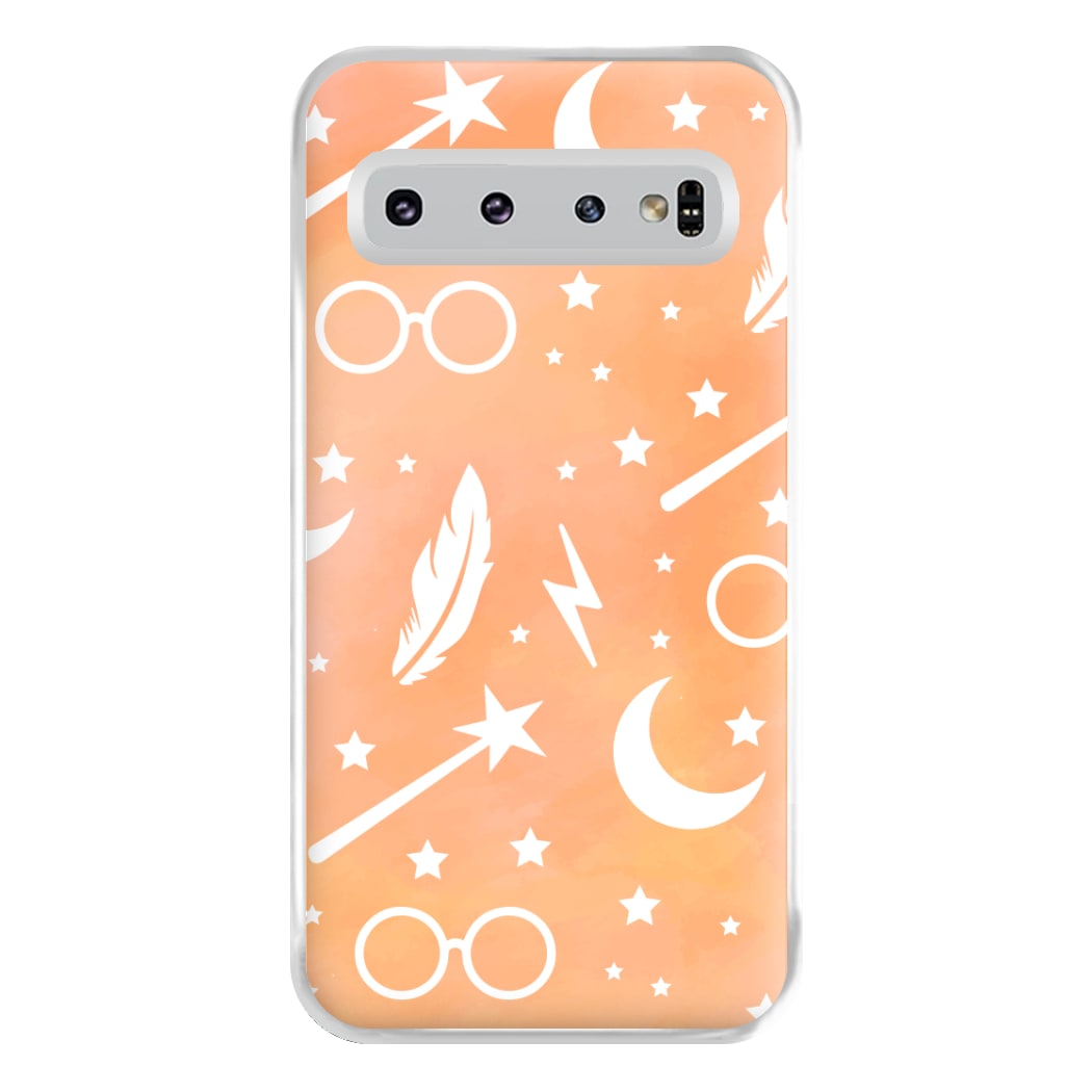 Wizard Icon Patterns Phone Case for Galaxy S10 Plus