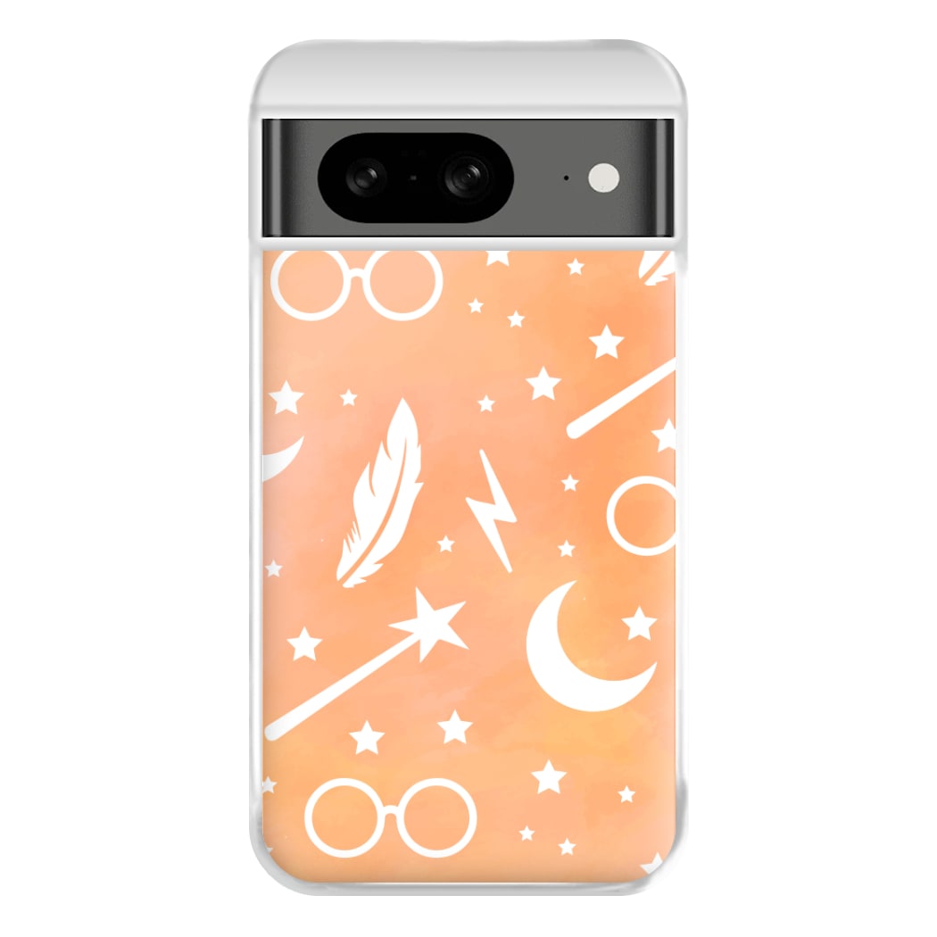 Wizard Icon Patterns Phone Case for Google Pixel 8