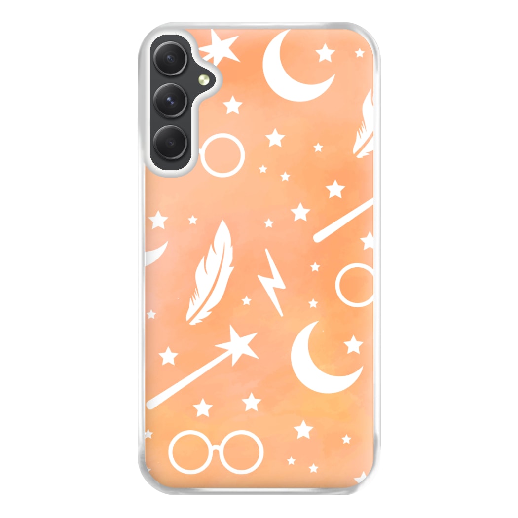 Wizard Icon Patterns Phone Case for Galaxy A54